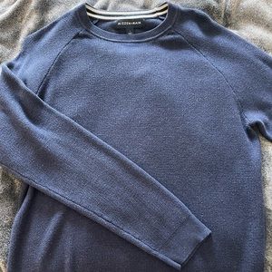 Mizzen + Main sweater, navy, large
